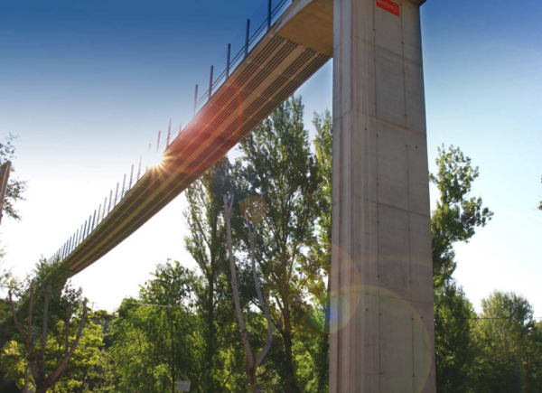 Acciona Bridge with Future Fibres' Cables